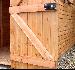SHEDS: FITTED SHEDS and DIY SHEDS - Door options
