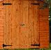 SHEDS: FITTED SHEDS and DIY SHEDS - Door options