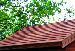 GARDEN SHEDS - Cedar slatted roof