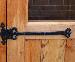 SHEDS: FITTED SHEDS and DIY SHEDS - Black antique ironmongery