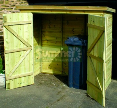 Wheelie Bin Storage Shed 982